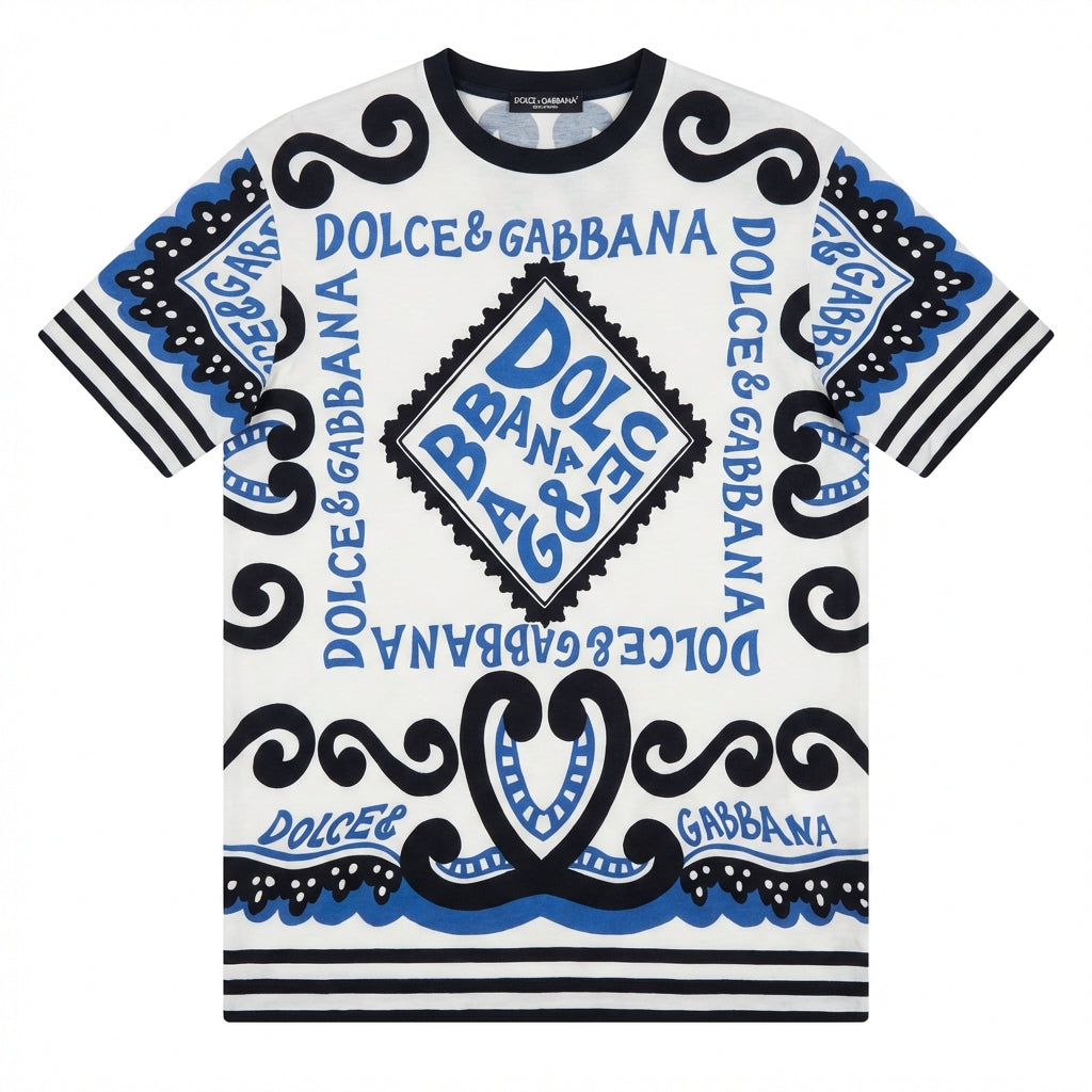 Dolce & Gabbana t-shirt featuring bold logo design available at Lestyle Boutique Melbourne