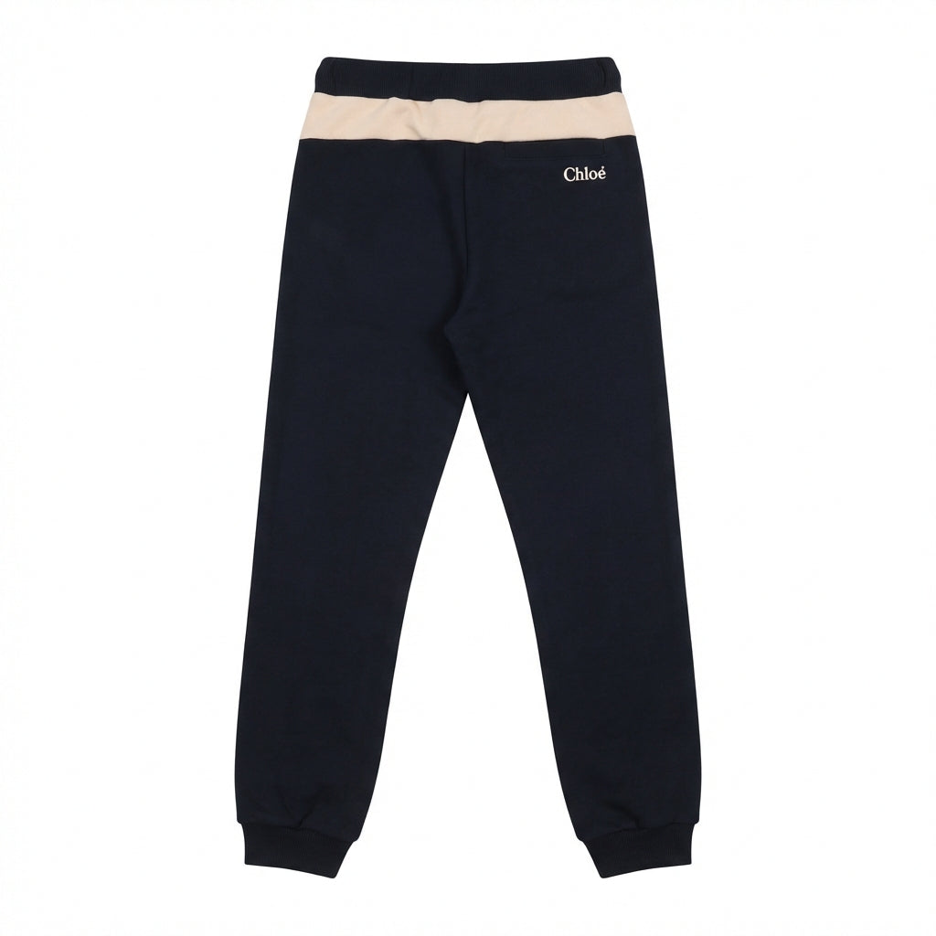 Chloé kids pants featuring adjustable drawstring available at Lestyle Boutique Melbourne