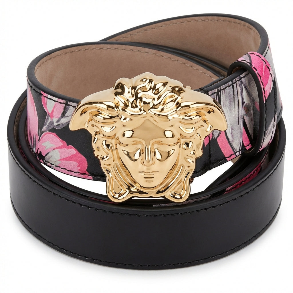 Young Versace belt featuring Medusa head buckle available at Lestyle Boutique Melbourne