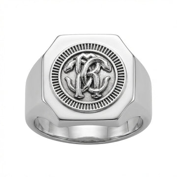 Roberto Cavalli ring featuring a detailed logo design available at Lestyle Boutique Melbourne