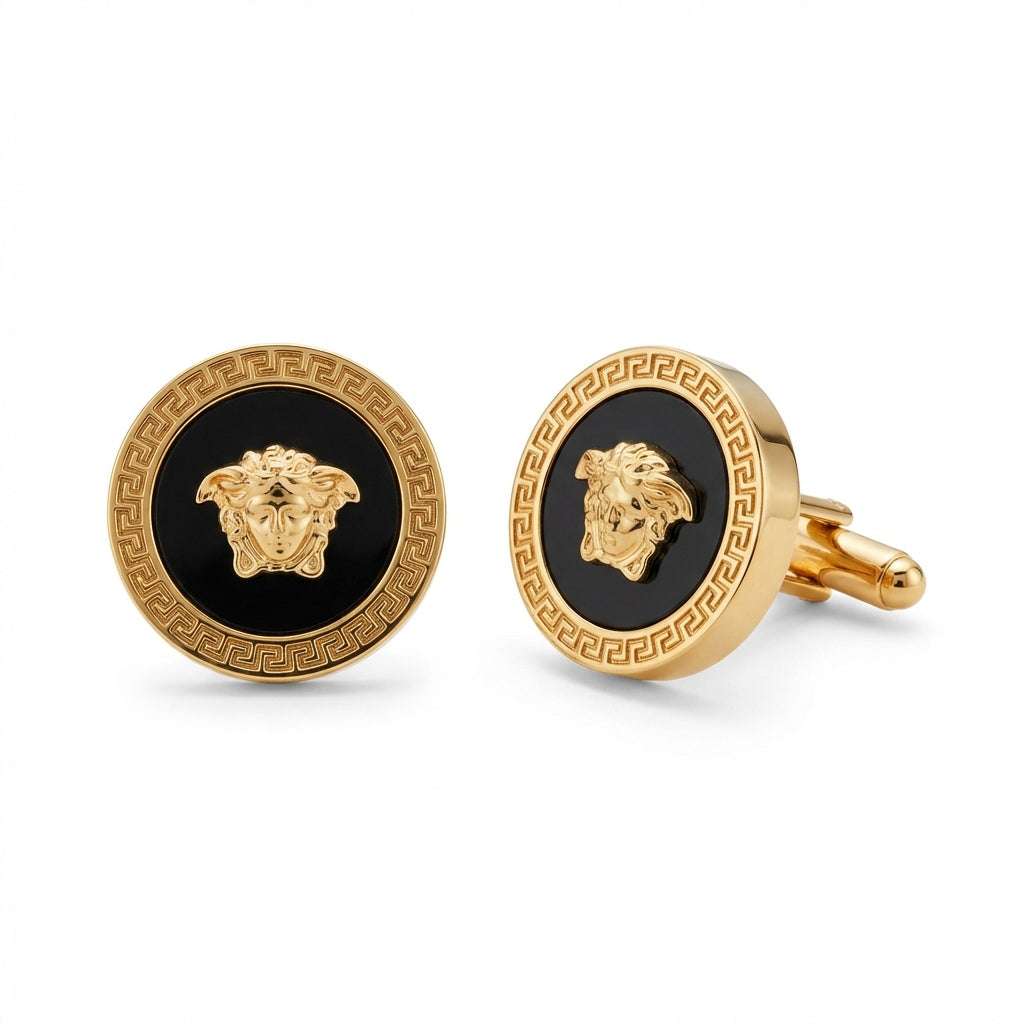Versace cufflinks featuring Medusa head available at Lestyle Boutique Melbourne