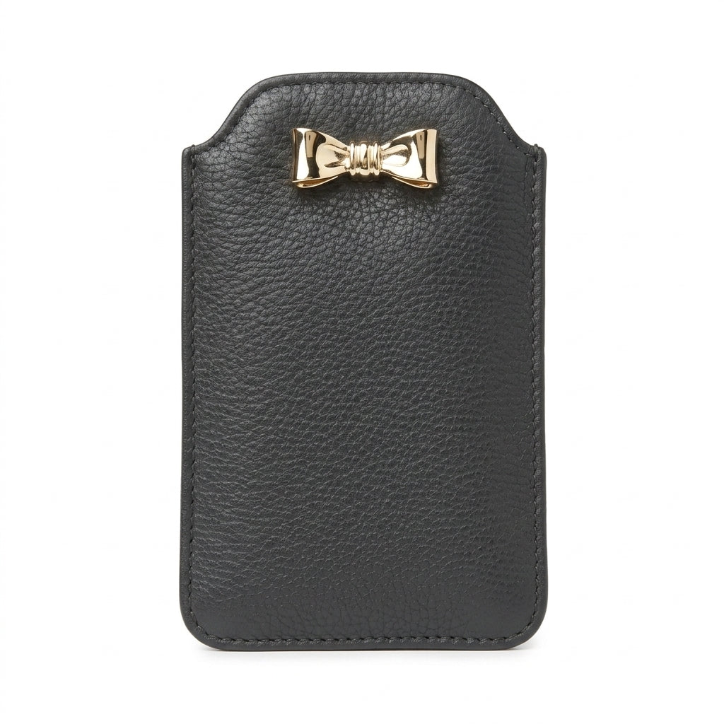 Red Valentino leather phone case with bow detail available at Lestyle Boutique Melbourne
