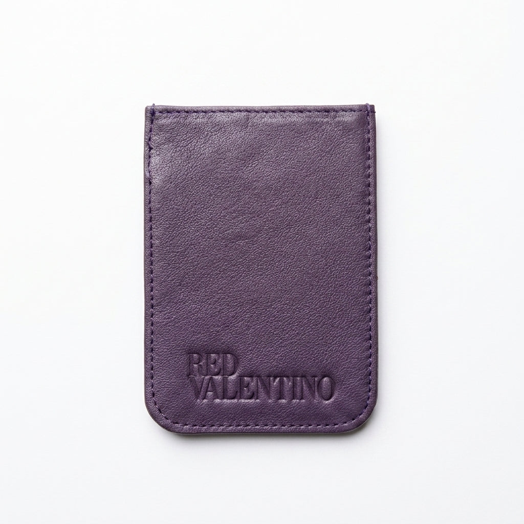 Red Valentino leather phone case featuring ruffle detail available at Lestyle Boutique Melbourne