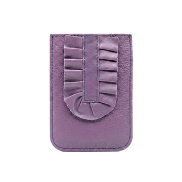 Red Valentino leather phone case featuring ruffle detail available at Lestyle Boutique Melbourne