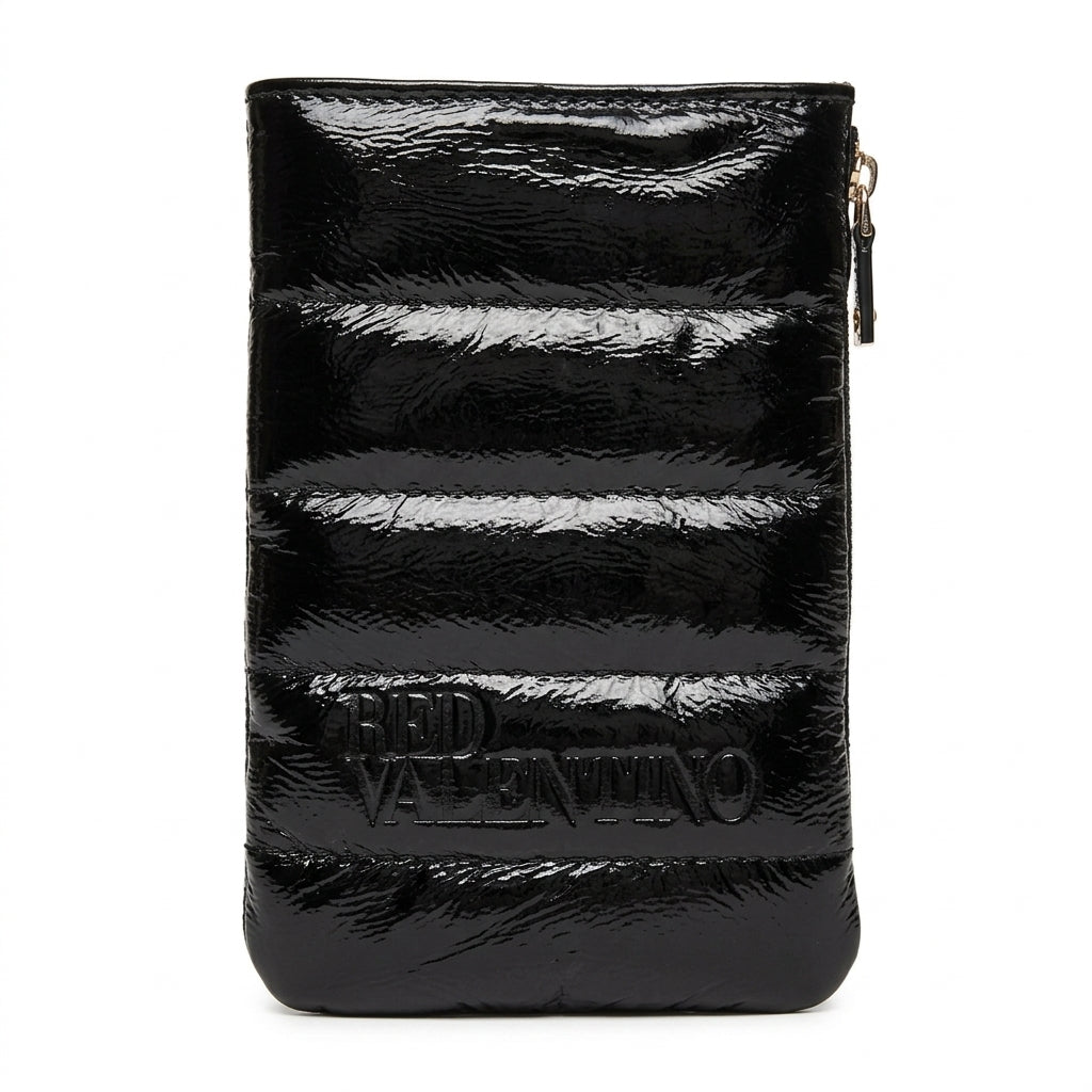 Red Valentino leather phone case featuring glossy finish available at Lestyle Boutique Melbourne