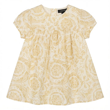 Versace dress featuring elegant floral pattern available at Lestyle Boutique Melbourne