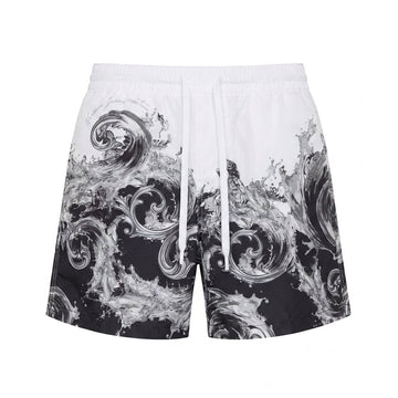 Versace Jeans Couture shorts featuring water splash design available at Lestyle Boutique Melbourne