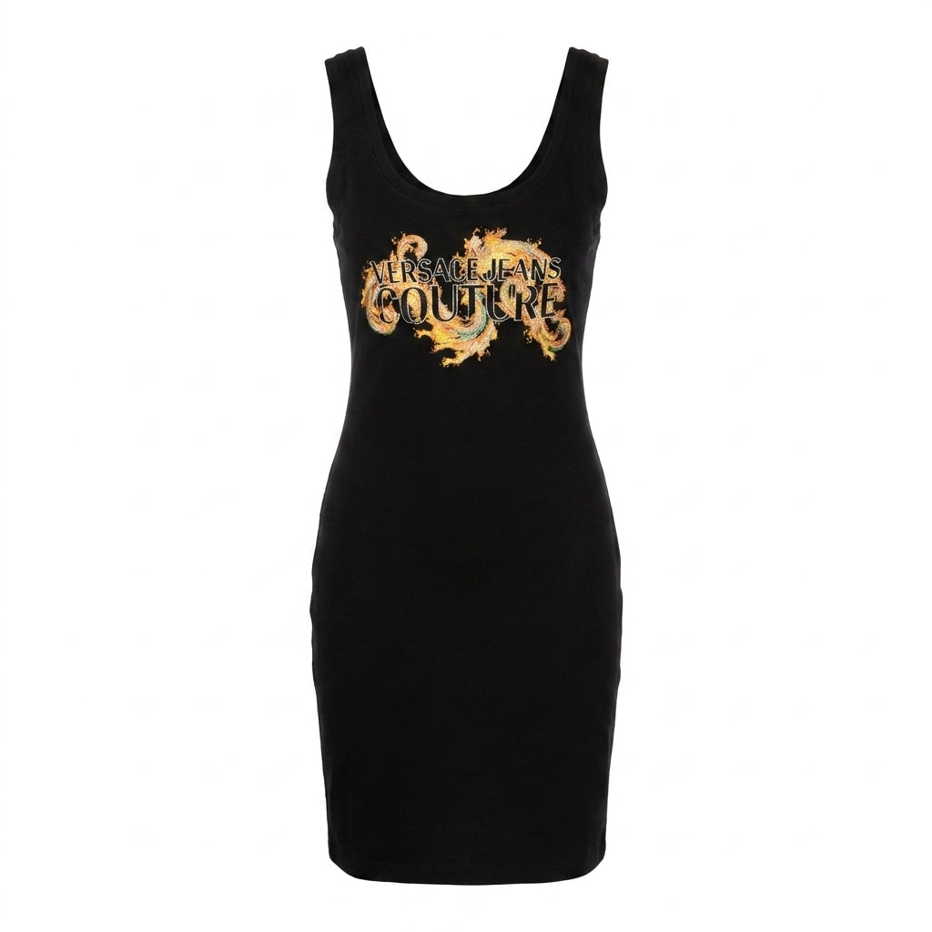 Versace Jeans Couture dress featuring bold logo design available at Lestyle Boutique Melbourne