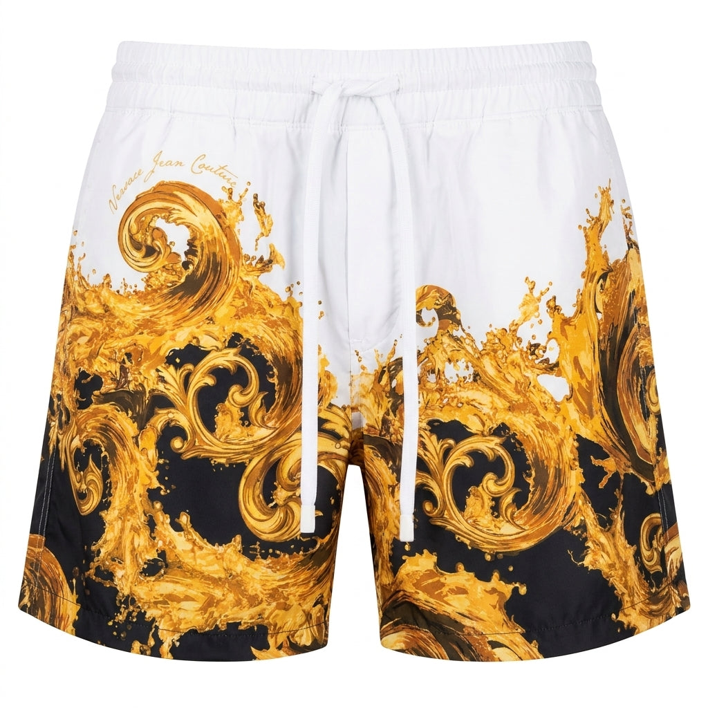 Versace Jeans Couture shorts featuring a bold print available at Lestyle Boutique Melbourne