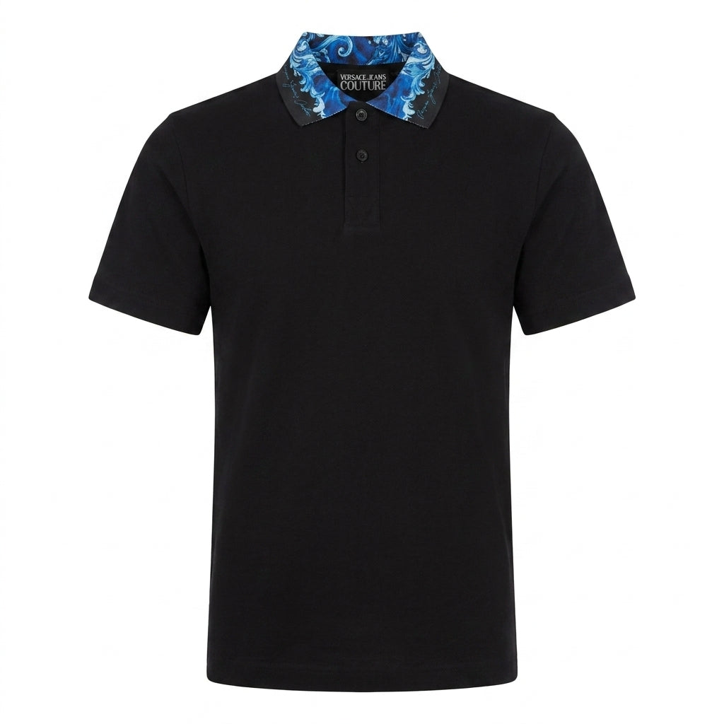 Versace Jeans Couture polo shirt featuring a distinctive collar available at Lestyle Boutique Melbourne