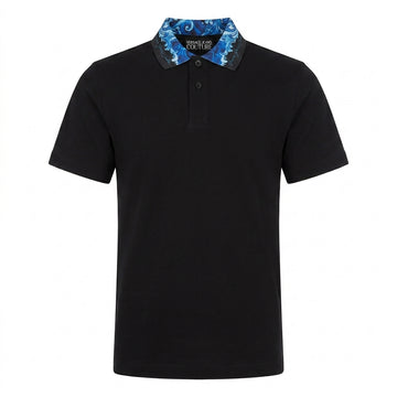 Versace Jeans Couture polo shirt featuring a distinctive collar available at Lestyle Boutique Melbourne