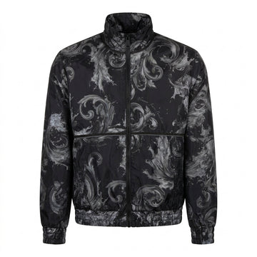 Versace Jeans Couture jacket featuring a bold black and white swirling pattern available at Lestyle Boutique Melbourne
