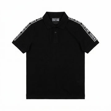 Versace Jeans Couture polo featuring logo tape available at Lestyle Boutique Melbourne