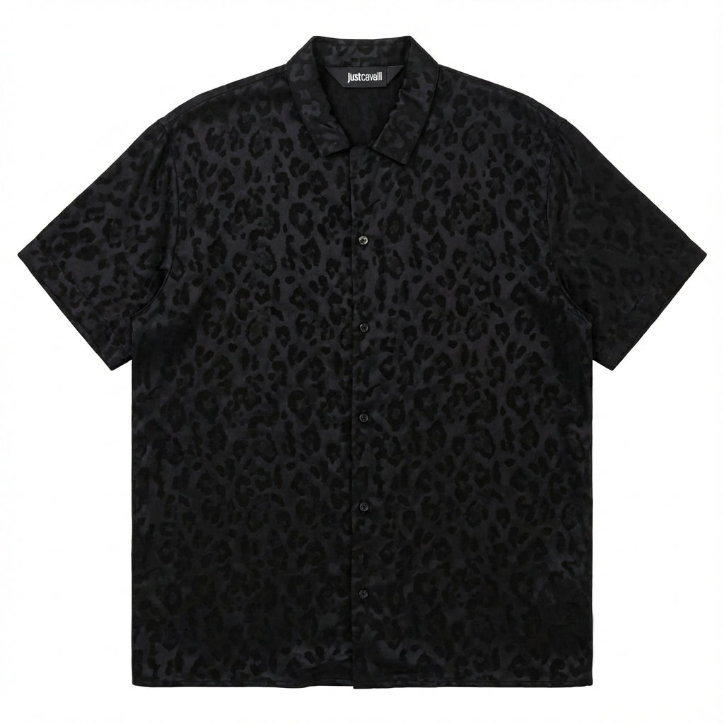 Just Cavalli shirt featuring animal print available at Lestyle Boutique Melbourne