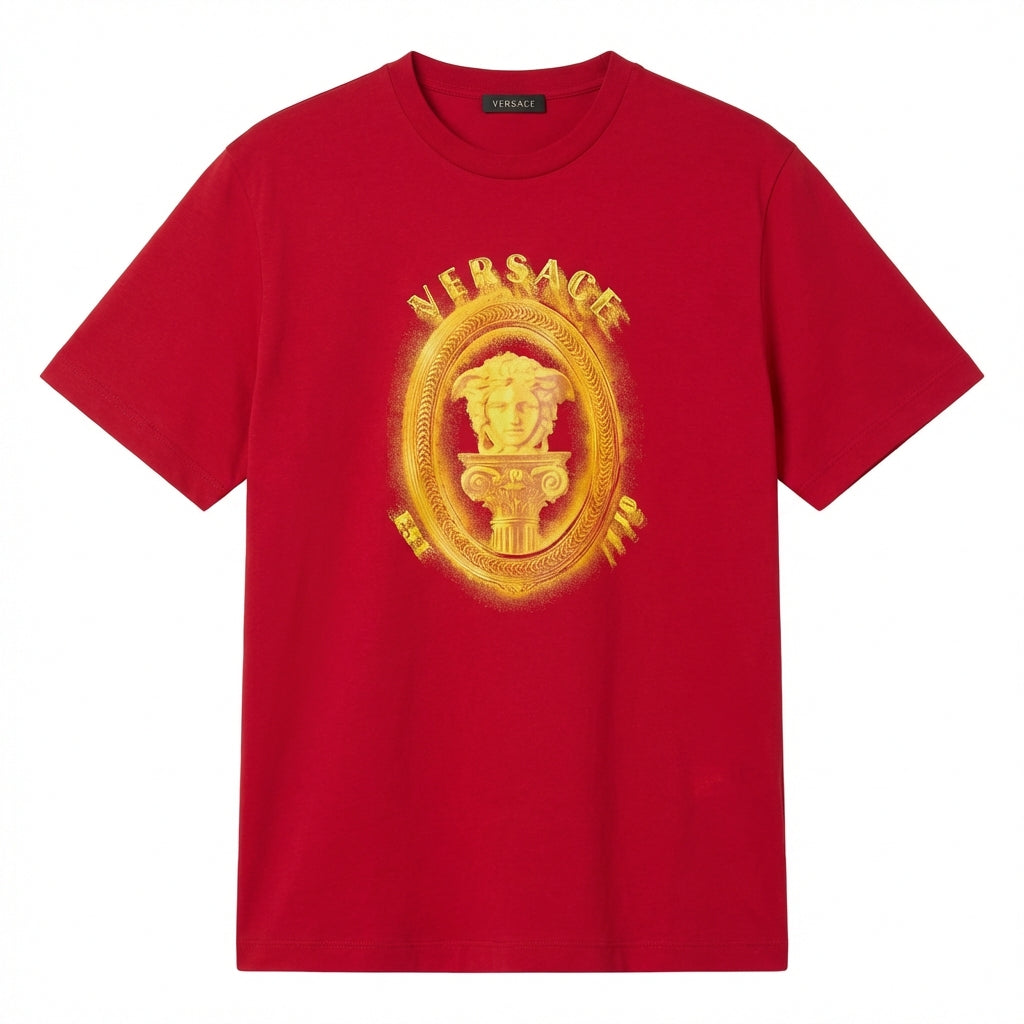 Versace T-shirt featuring a logo design available at Lestyle Boutique Melbourne