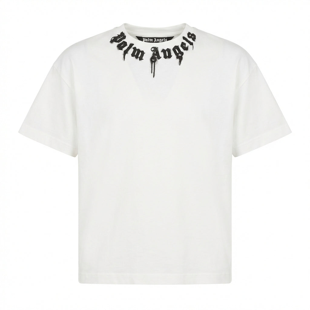 Palm Angels T-shirt featuring logo print available at Lestyle Boutique Melbourne