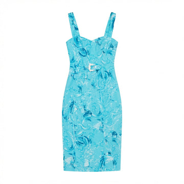 Versace Jeans Couture dress featuring a vibrant pattern available at Lestyle Boutique Melbourne