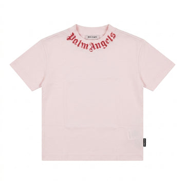 Palm Angels T-shirt featuring logo embroidery available at Lestyle Boutique Melbourne