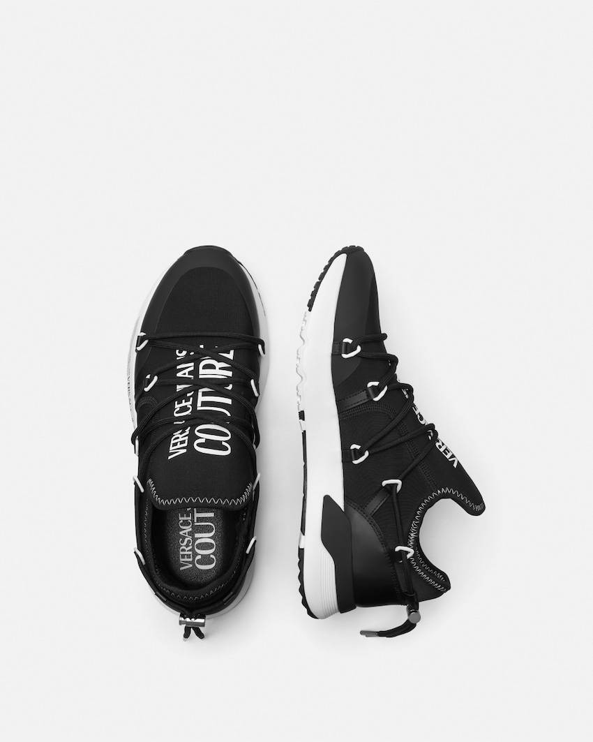 Versace Jeans Couture Scarpa sneakers with lace-up design featuring contrast sole available at Lestyle Boutique Melbourne