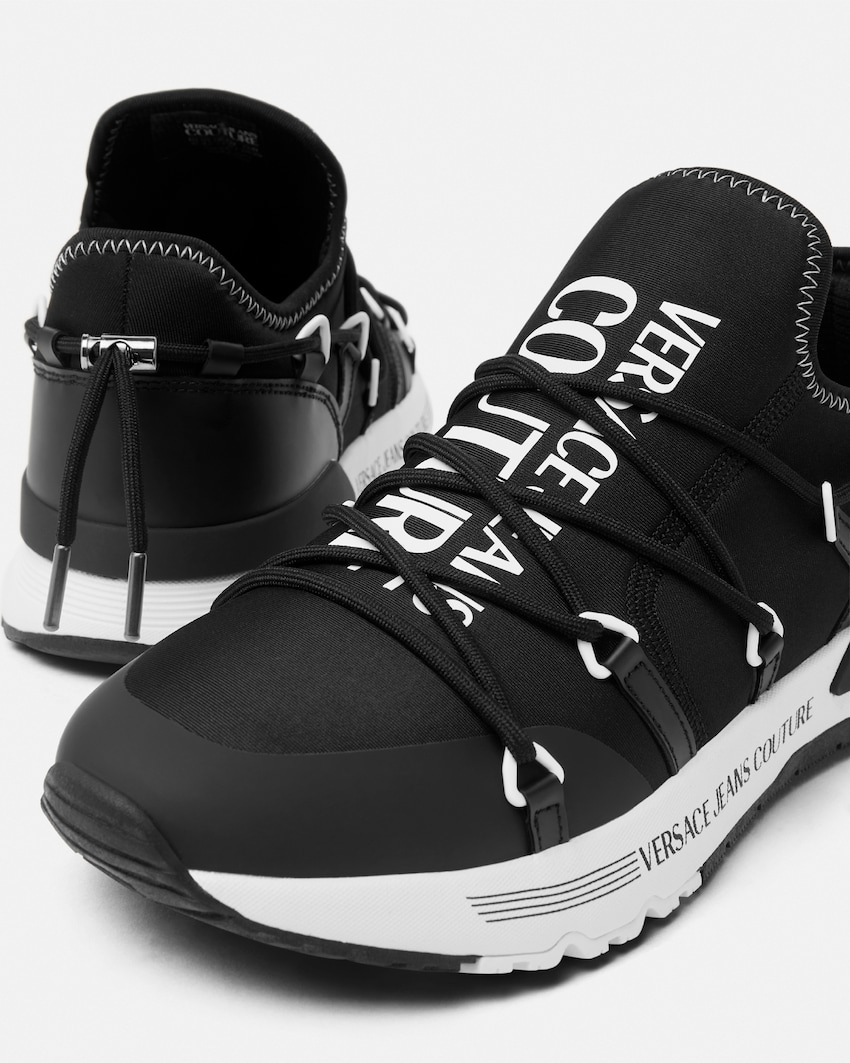 Versace Jeans Couture Scarpa sneakers with lace-up design featuring contrast sole available at Lestyle Boutique Melbourne