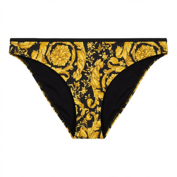 Versace women's swimwear featuring a baroque gold pattern available at Lestyle Boutique Melbourne