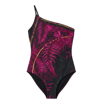 Versace swimsuit featuring tropical leaf print available at Lestyle Boutique Melbourne