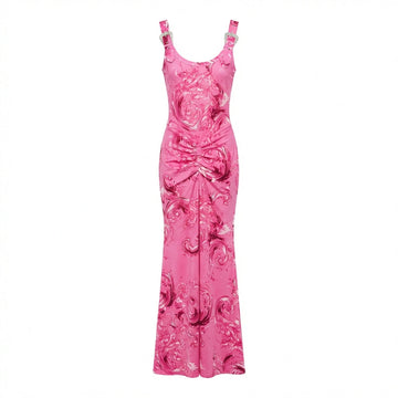 Versace Jeans Couture dress featuring vibrant marble print available at Lestyle Boutique Melbourne