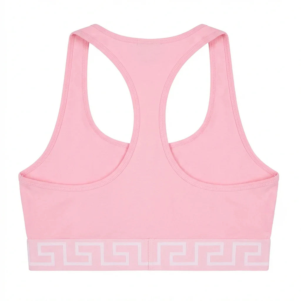 Versace cotton-jersey scoop bralette featuring soft fabric available at Lestyle Boutique Melbourne