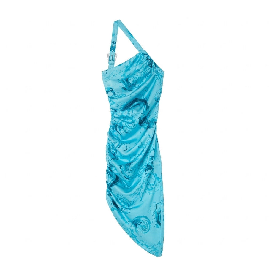 VERSACE Jeans Couture dress featuring all-over logo print available at Lestyle Boutique Melbourne