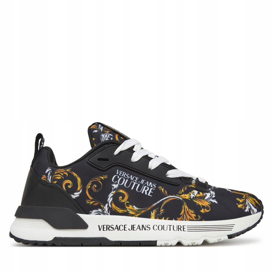 VERSACE JEANS COUTURE sneakers featuring baroque print available at Lestyle Boutique Melbourne