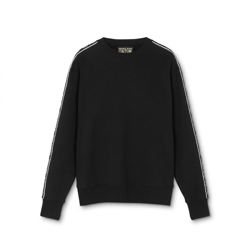 VERSACE JEANS COUTURE sweatshirt featuring logo tape available at Lestyle Boutique Melbourne