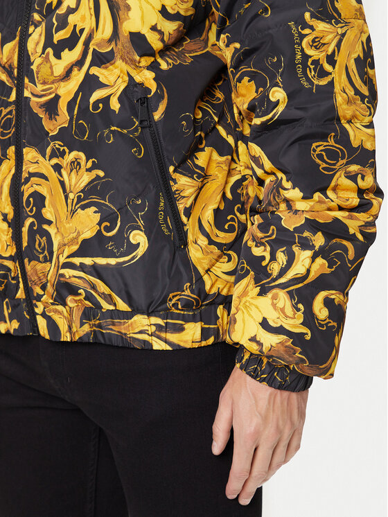 VERSACE JEANS COUTURE jacket featuring gold baroque print available at Lestyle Boutique Melbourne