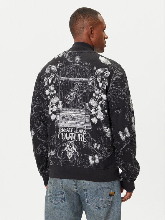 VERSACE JEANS COUTURE bomber featuring all-over ornate print available at Lestyle Boutique Melbourne