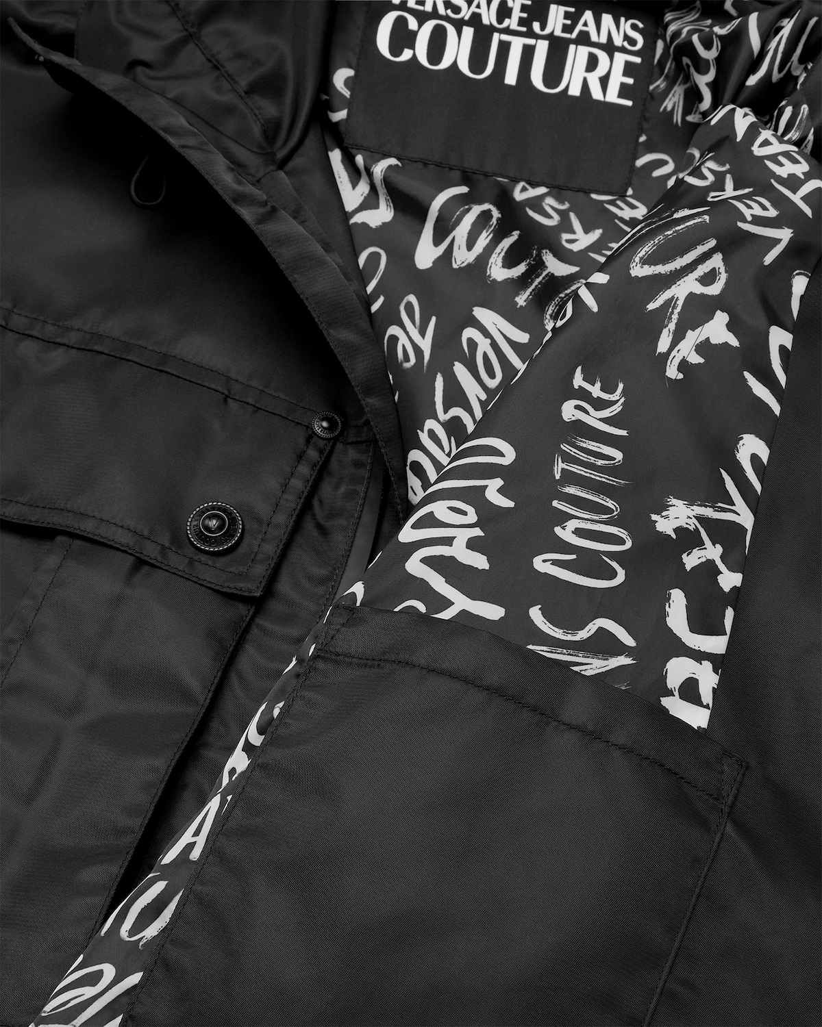 VERSACE JEANS COUTURE blouson jacket featuring Piece Number logo patch available at Lestyle Boutique Melbourne