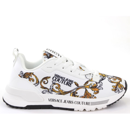 Versace Jeans Couture sneakers featuring gold baroque detailing available at Lestyle Boutique Melbourne