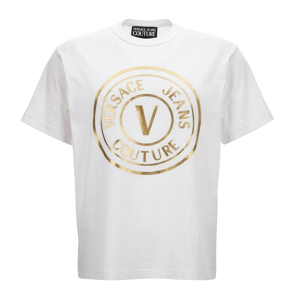 Versace Jeans Couture T-shirt featuring logo print available at Lestyle Boutique Melbourne