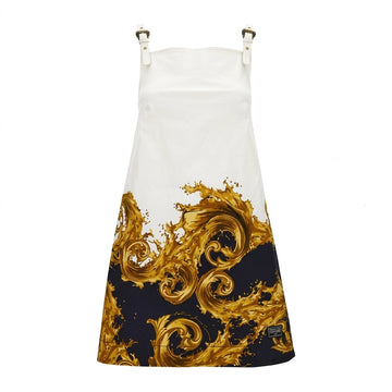 VERSACE JEANS COUTURE dress featuring baroque-inspired gold print available at Lestyle Boutique Melbourne
