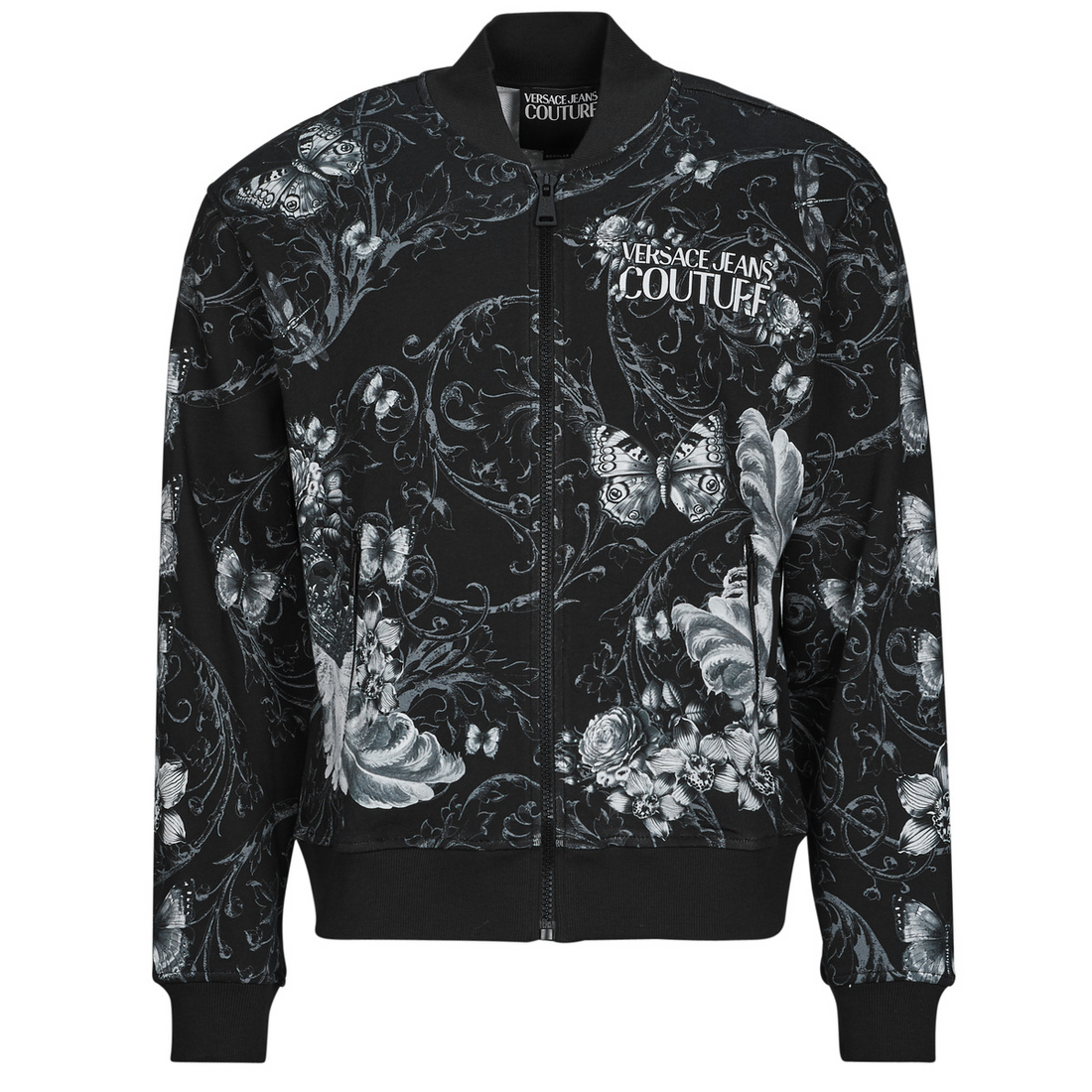 VERSACE JEANS COUTURE bomber featuring all-over ornate print available at Lestyle Boutique Melbourne