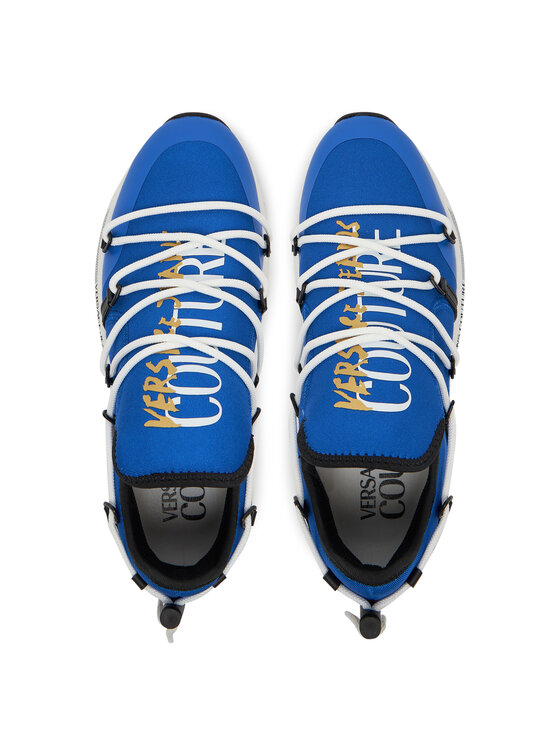 VERSACE JEANS COUTURE sneakers featuring blue athletic design available at Lestyle Boutique Melbourne