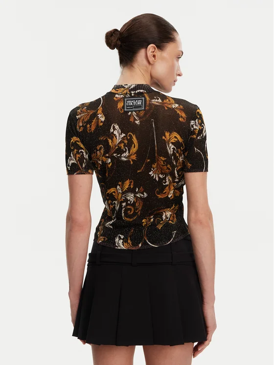 VERSACE JEANS COUTURE top featuring baroque print available at Lestyle Boutique Melbourne