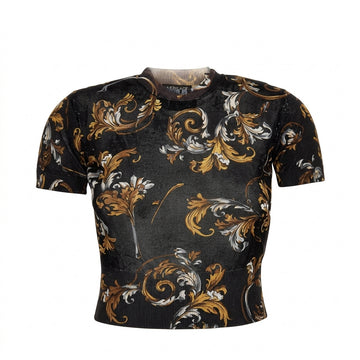 VERSACE JEANS COUTURE top featuring baroque print available at Lestyle Boutique Melbourne