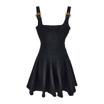 VERSACE JEANS COUTURE dress featuring sleek black design available at Lestyle Boutique Melbourne