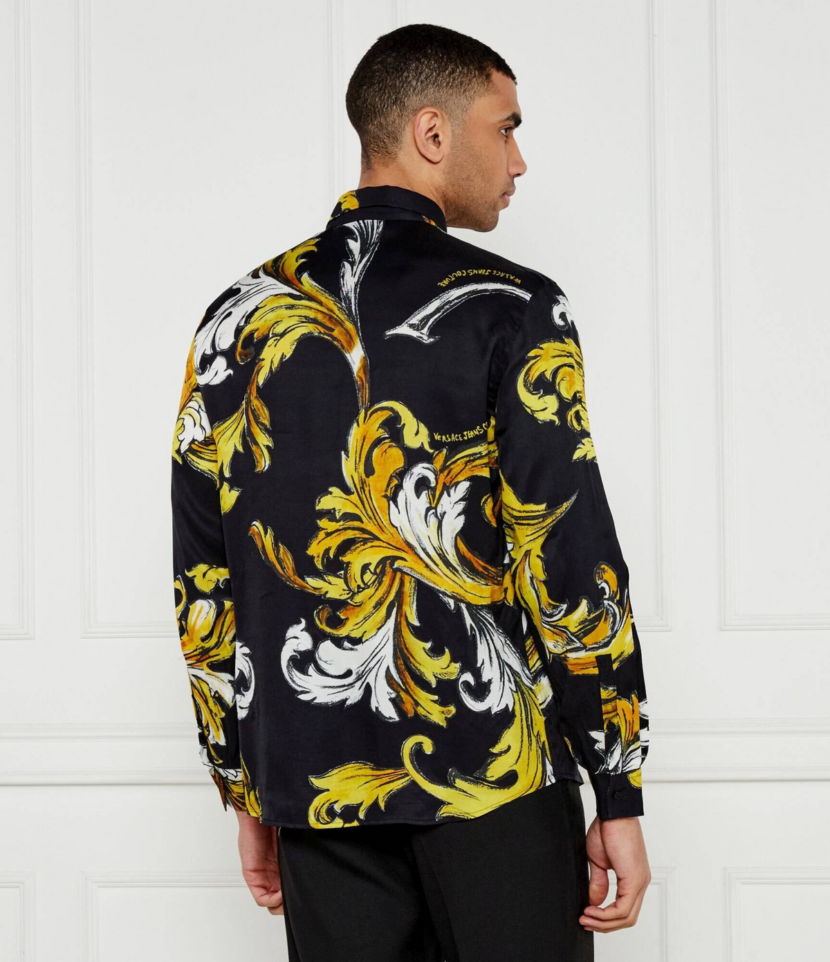 VERSACE JEANS COUTURE shirt featuring baroque print available at Lestyle Boutique Melbourne