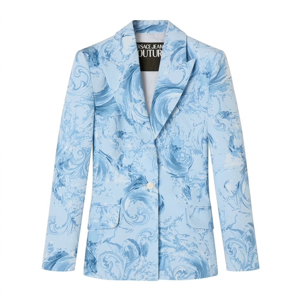 VERSACE JEANS COUTURE blazer featuring ornate print available at Lestyle Boutique Melbourne
