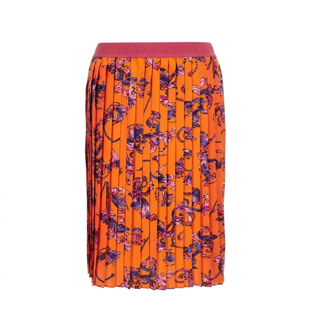 VERSACE JEANS COUTURE skirt featuring all-over logo print available at Lestyle Boutique Melbourne