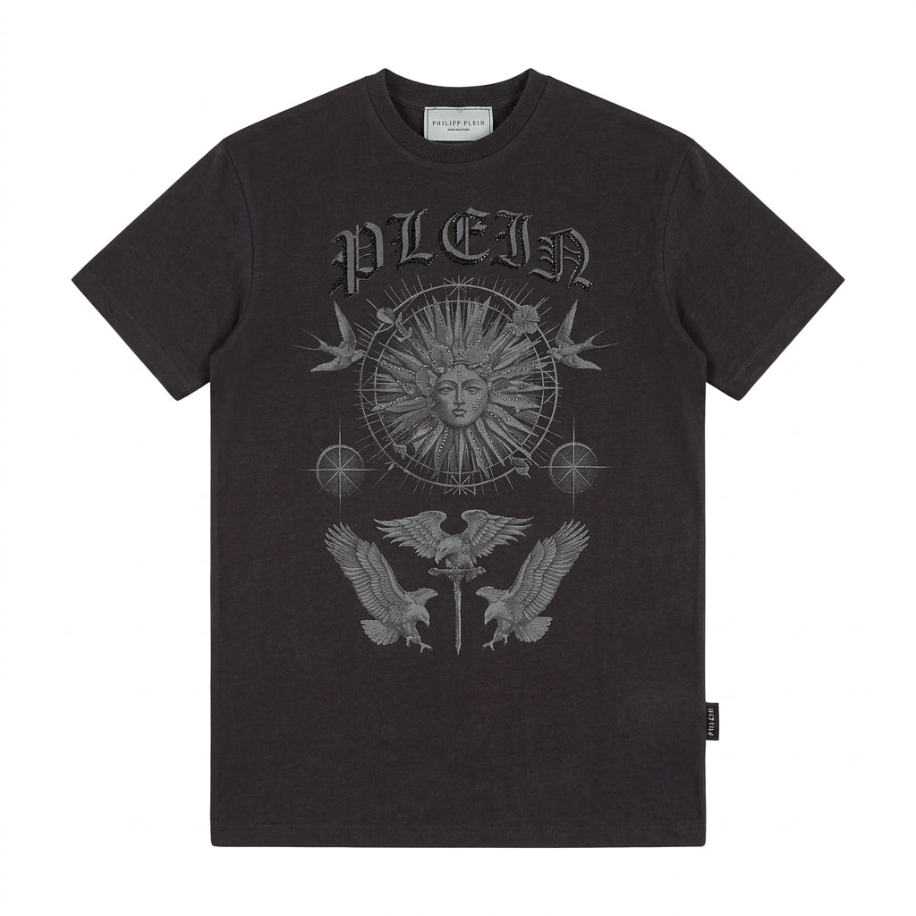 PHILIPP PLEIN T-shirt featuring gothic design available at Lestyle Boutique Melbourne