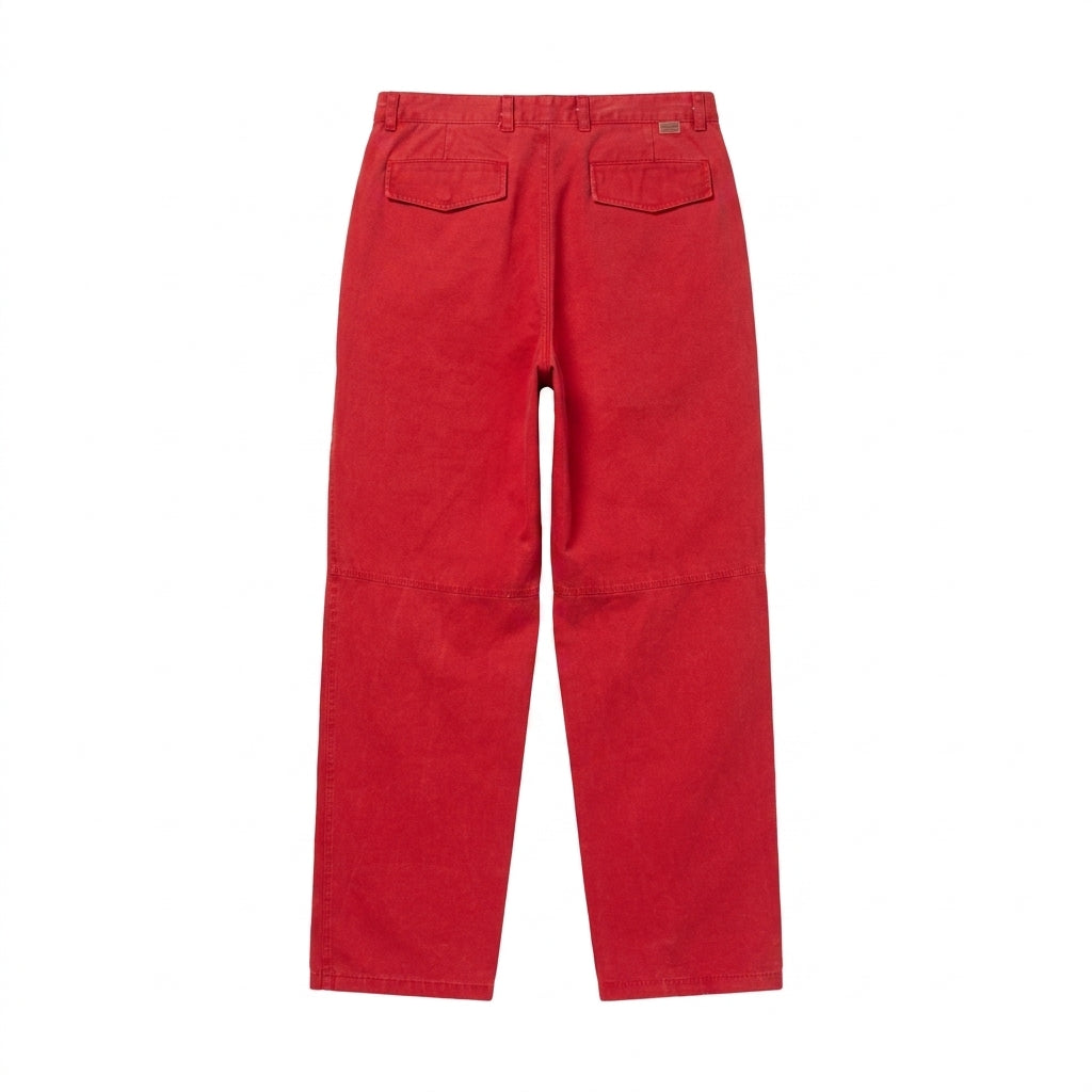 Versace sports pants featuring a striking red color, available at Lestyle Boutique Melbourne