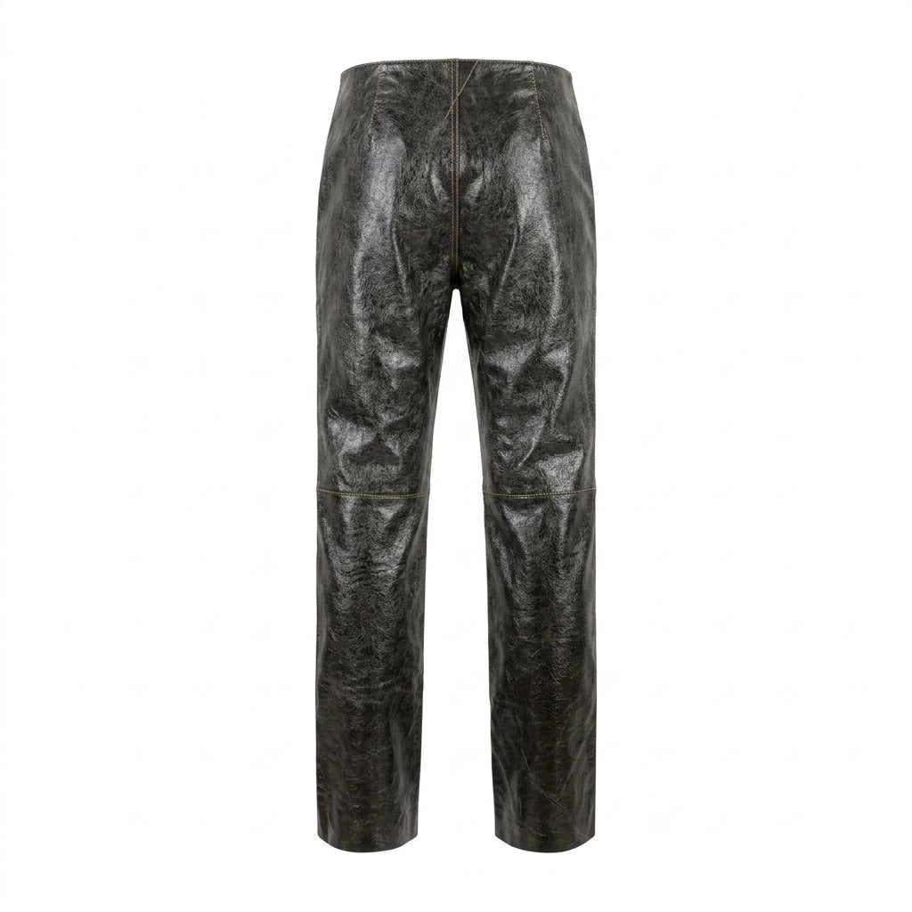 Versace Jeans Couture leather pants featuring a sleek design available at Lestyle Boutique Melbourne