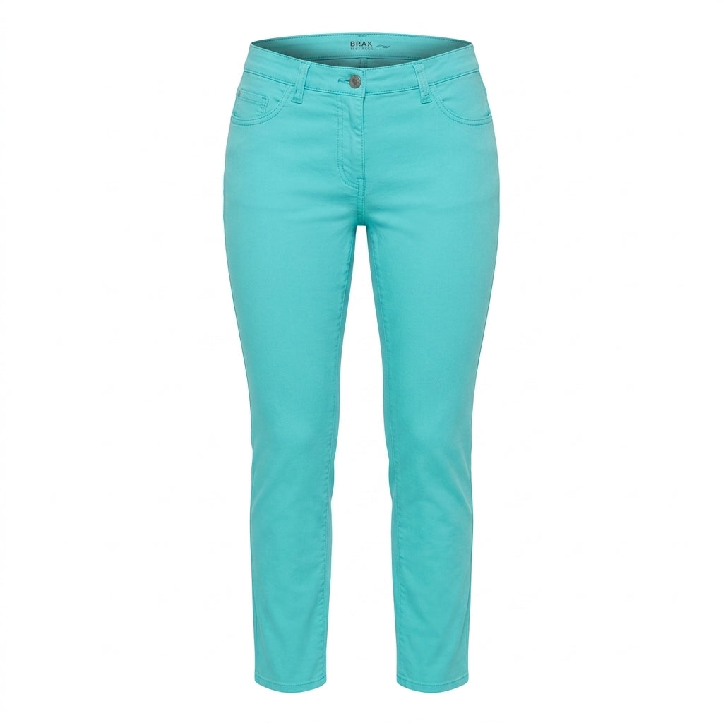 BRAX pants featuring vibrant blue color available at Lestyle Boutique Melbourne