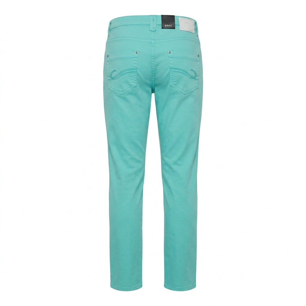 BRAX pants featuring vibrant blue color available at Lestyle Boutique Melbourne